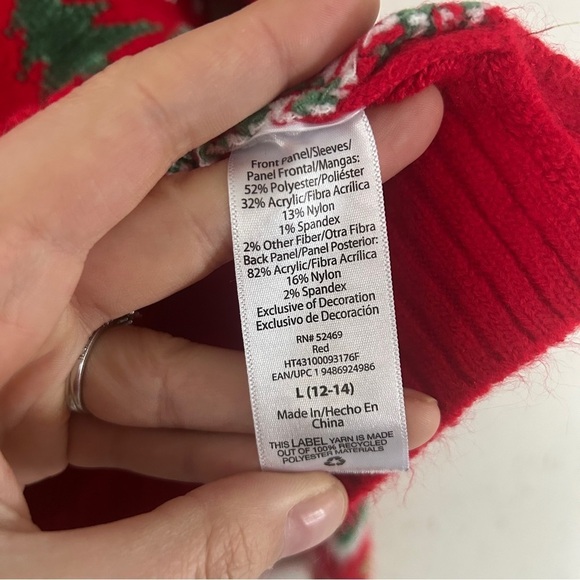 Holiday Time Ugly Christmas Sweater Holiday Winter Party Comfy Soft Large - Picture 3 of 4